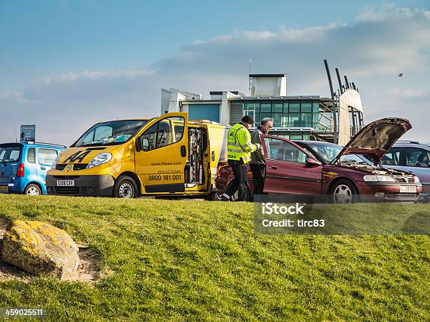 아아 분석 안전요원 In Action 차량 고장에 대한 스톡 사진 및 기타 이미지 - 차량 고장, 견인차, 노랑