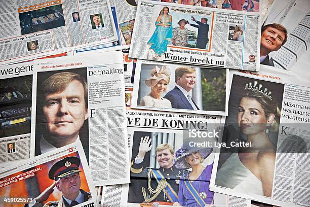 I Futuri Re E Regina Di Paesi Bassi 3 Xxxl - Fotografie stock e altre immagini di Giornale - Giornale, Paesi Bassi, Abdicazione