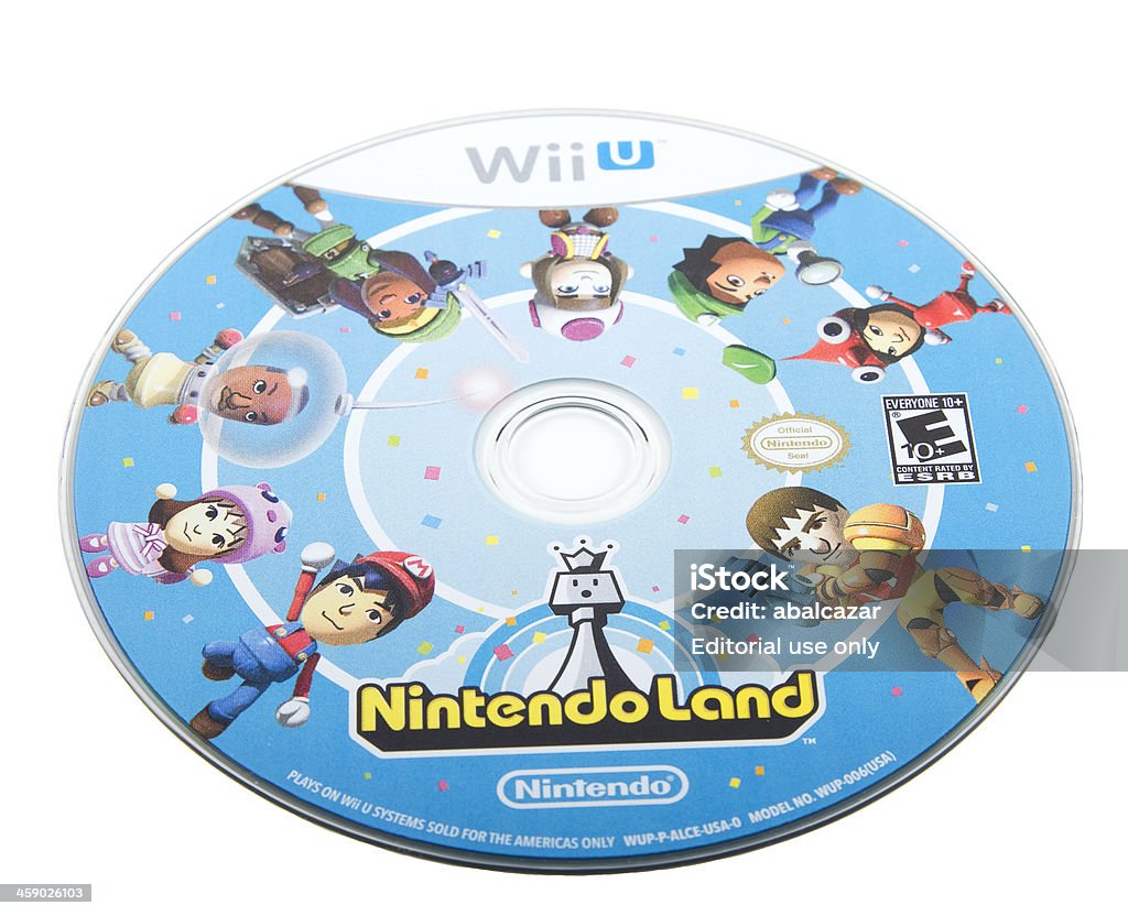 Wii U NintendoLand ゲーム - DVDのロイヤリティフリーストックフォト