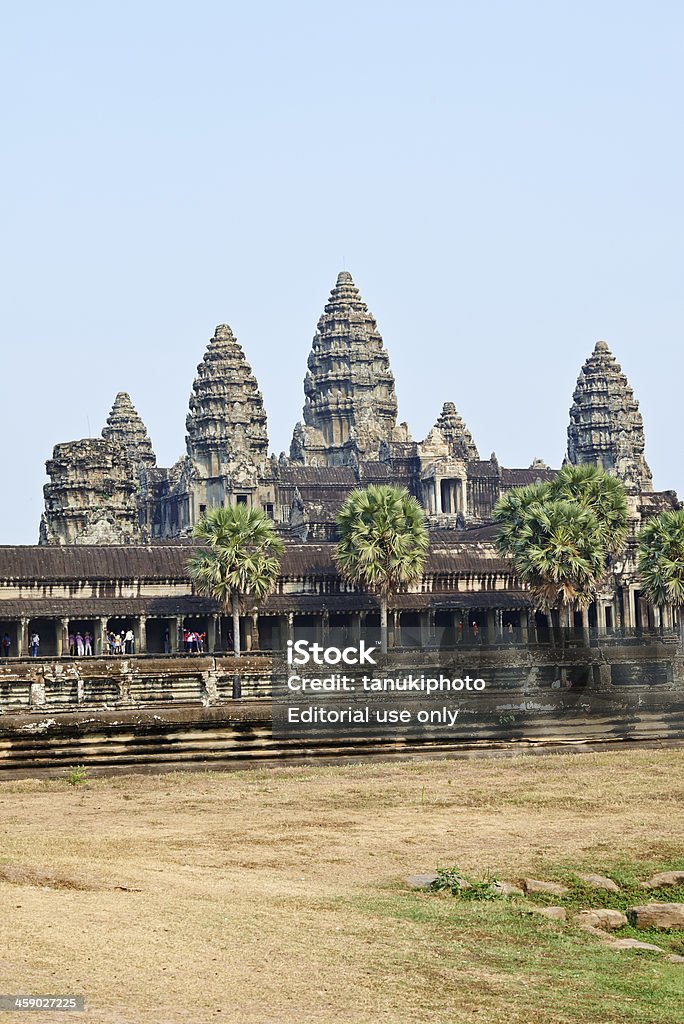 Turismo di Angkor Wat - Foto stock royalty-free di Ambientazione esterna