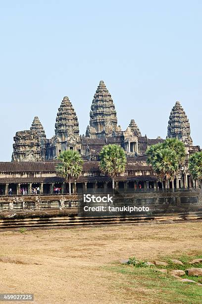 Turismo Di Angkor Wat - Fotografie stock e altre immagini di Ambientazione esterna - Ambientazione esterna, Angkor, Angkor Wat