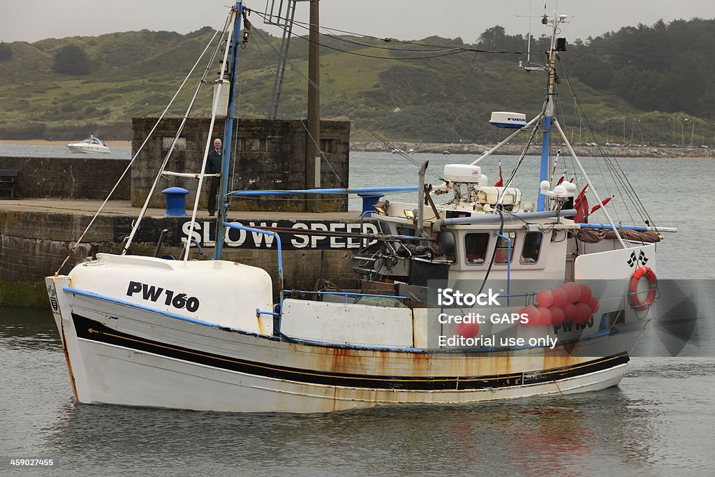 商業漁船フィオナメアリー Padstow から - イギリスのロイヤリティフリーストックフォト