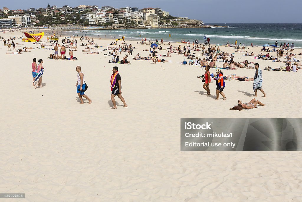 Nadar no Bondi - Foto de stock de Arrebentação royalty-free