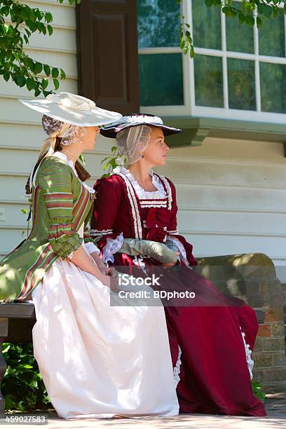 Colonial Life Di Williamsburg Virginia - Fotografie stock e altre immagini di Vestito da donna - Vestito da donna, Williamsburg - Virginia, Abbigliamento