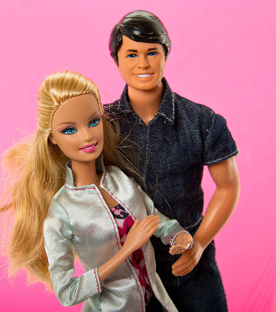 Barbie Fashon Doll with Ken stock photo
