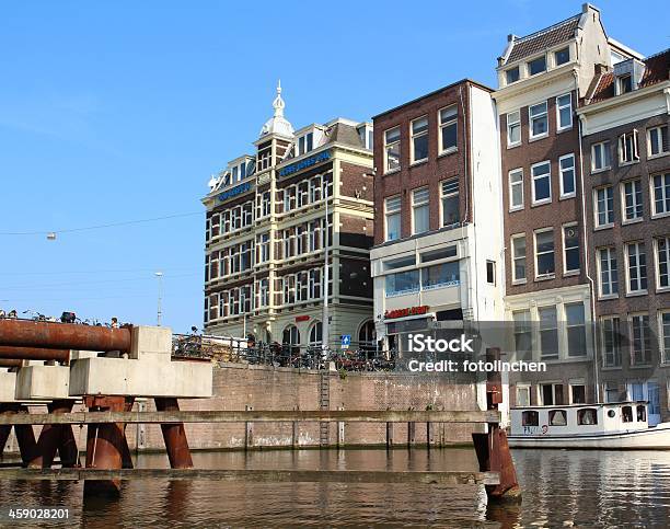Amsterdam Kanal Stockfoto und mehr Bilder von Amsterdam - Amsterdam, Brücke, Fahrrad