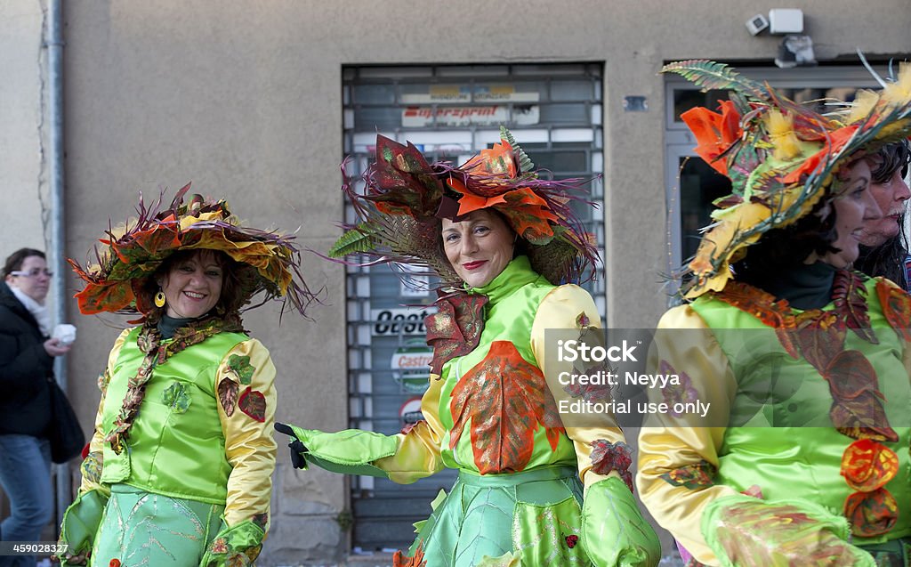 Karneval in Mulgs - Lizenzfrei Editorial Stock-Foto