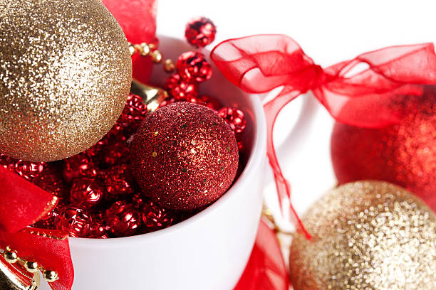 istock white cup with christmas decoration 459028851