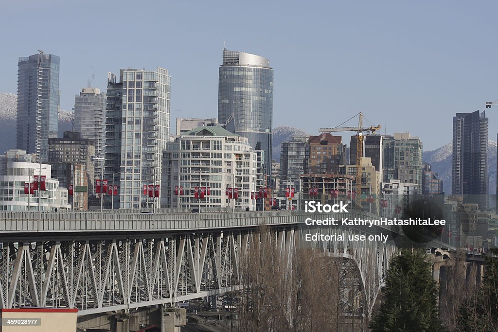 Ponte Granville Street, Vancouver - Foto de stock de Arquitetura royalty-free