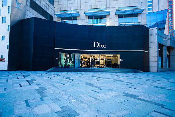 Dior stores in China Shenzhen stock photo