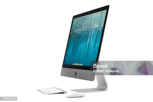 Neue Apple Imac Stockfoto und mehr Bilder von Computerbildschirm - Computerbildschirm, Computer, Freisteller – Neutraler Hintergrund