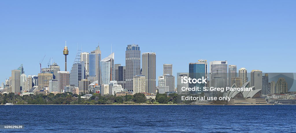 Vista de los edificios de la ciudad de Sydney - Foto de stock de Aire libre libre de derechos