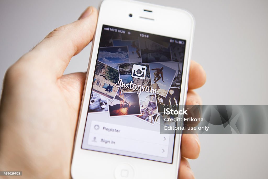Instagram - Royalty-free Filtro de pós-produção automática Foto de stock