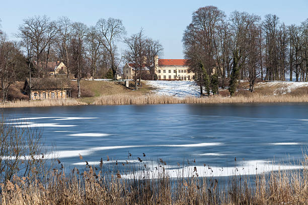 petzow castle - petzow foto e immagini stock