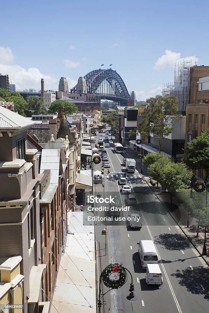 George Street Sydney - 로열티 프리 0명 스톡 사진