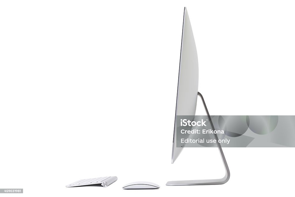 Novo Apple iMac - Foto de stock de Branco royalty-free