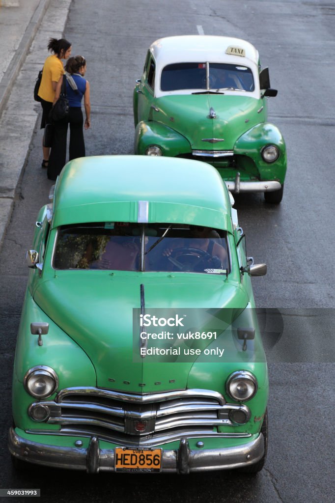 Velho táxis - Foto de stock de 1950-1959 royalty-free