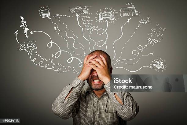 Frustrated Stock Photo - Download Image Now - Question Mark, Adult, Adults Only