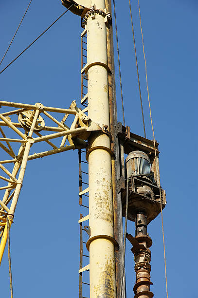 istock Details of the construction drill closeup 459036039