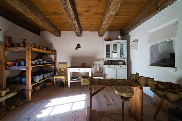 istock Inside of rural home in Poland - pottery works 459037439