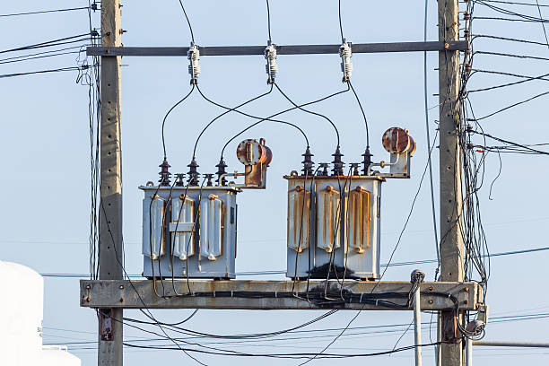 istock Transformer equipment for power station. 459039079