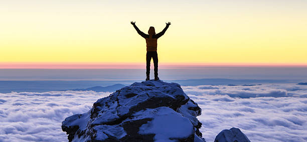 istock succes on top of the mountain 459042335