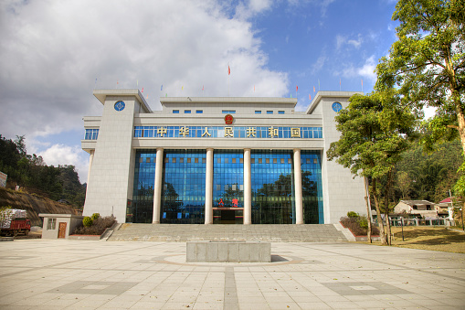 A corner of the second phase building of Software Park in Xiamen, Fujian Province, China