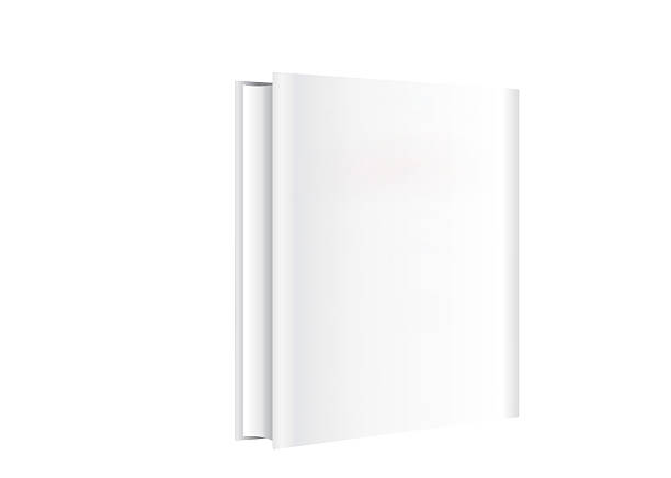 istock Blank book white cover w clipping path 459050057