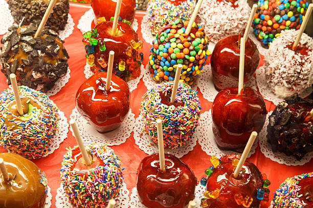 istock Colorful Candied Apples 459051555