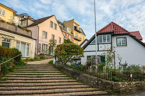Stairs in Blankenese Hamburg Germany