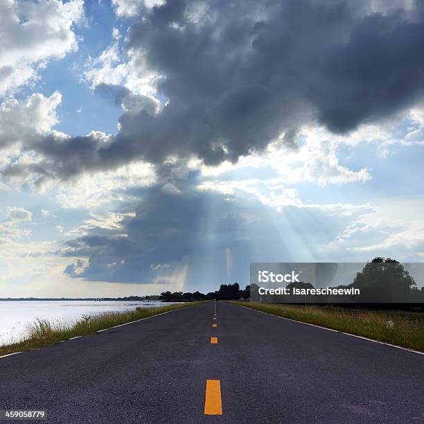 Fantastic Dramatic Sunbeam Stock Photo - Download Image Now - Agricultural Field, Asphalt, Aspirations