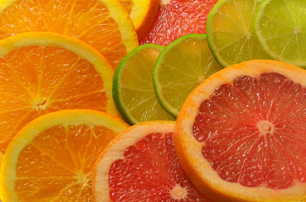 istock Sliced ​​citrus fruits 459060613