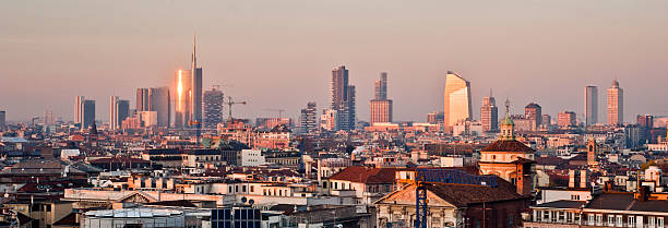 istock Milan, new skyline 2013 at sunset 459064071