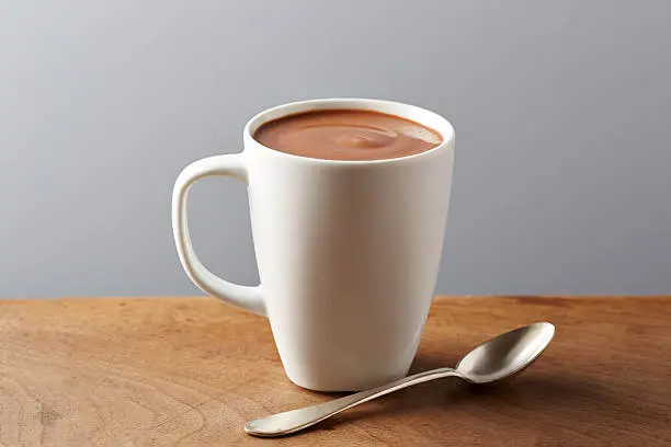 Photo of White cup of hot chocolate