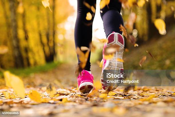 Runner Stock Photo - Download Image Now - Autumn, Running, Sport