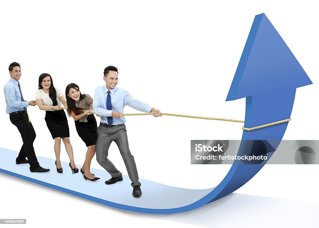 Wachstum Diagramm Konzept - Lizenzfrei Geld verdienen Stock-Foto