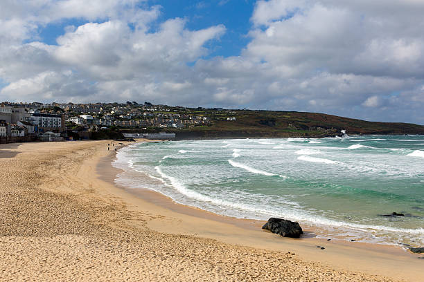 istock St Ives beach Porthmeor Cornwall England UK 459072101