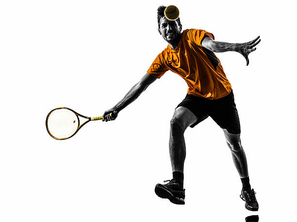 istock man tennis player silhouette 459077191