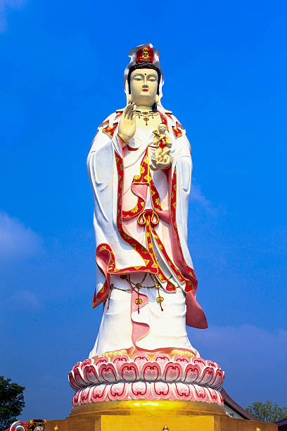 istock Big Standing Guan Yin in Thailand 459080199