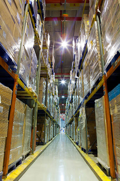 istock lane shelves in a warehouse 459087241