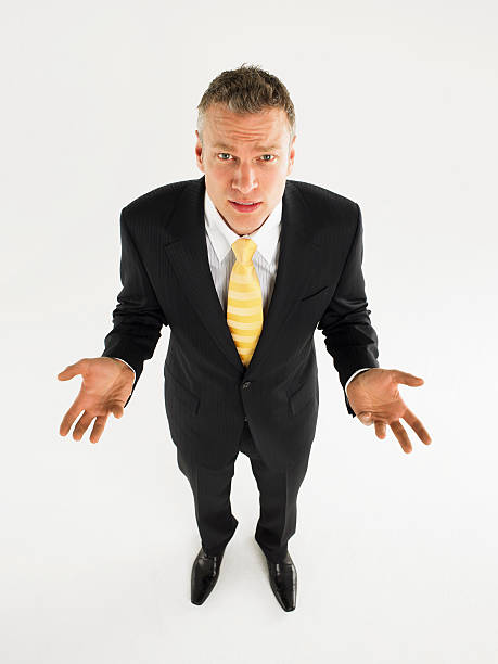 istock Businessman Making Do Not Know Sign 459087693