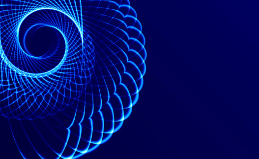 Spiral technology background template, or your logo