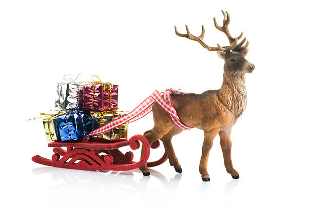 istock christmas gifts on sledge 459091155