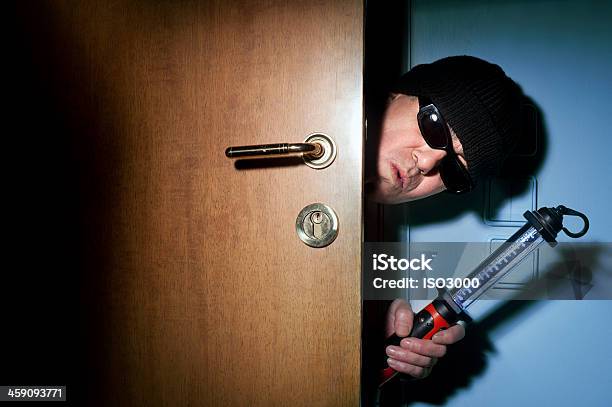 Thief In A House Stock Photo - Download Image Now - Adult, Adults Only, Aggression