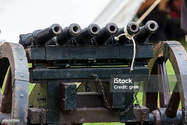 Mitrailleuse Medieval Gun With A Number Of Barrels Stock Photo - Download Image Now