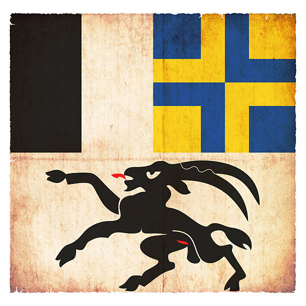 istock Grunge flag of Grisons (Switzerland) 459111455