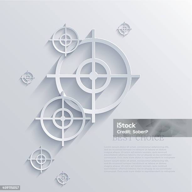 Vector Target Background Eps10 Stock Illustration - Download Image Now - Business Target, Military Target, Sports Target