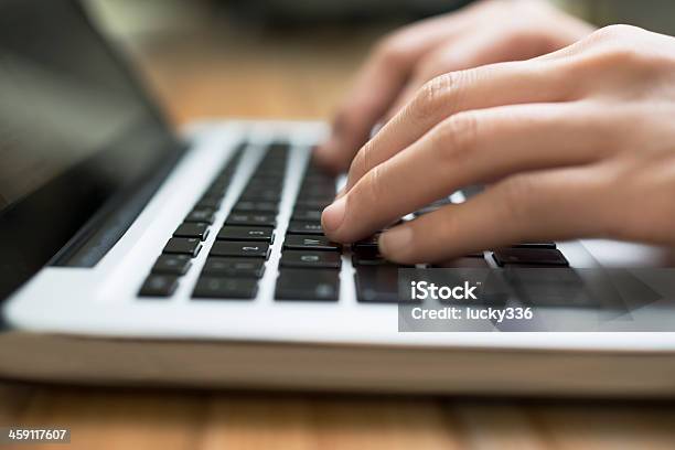 Typing Stock Photo - Download Image Now - Activity, Adult, Adults Only