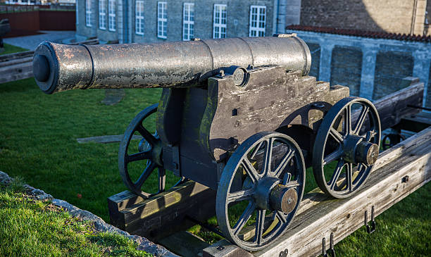 istock Rusty old cannon defending the naval station Holmen in Copenhagen 459120323
