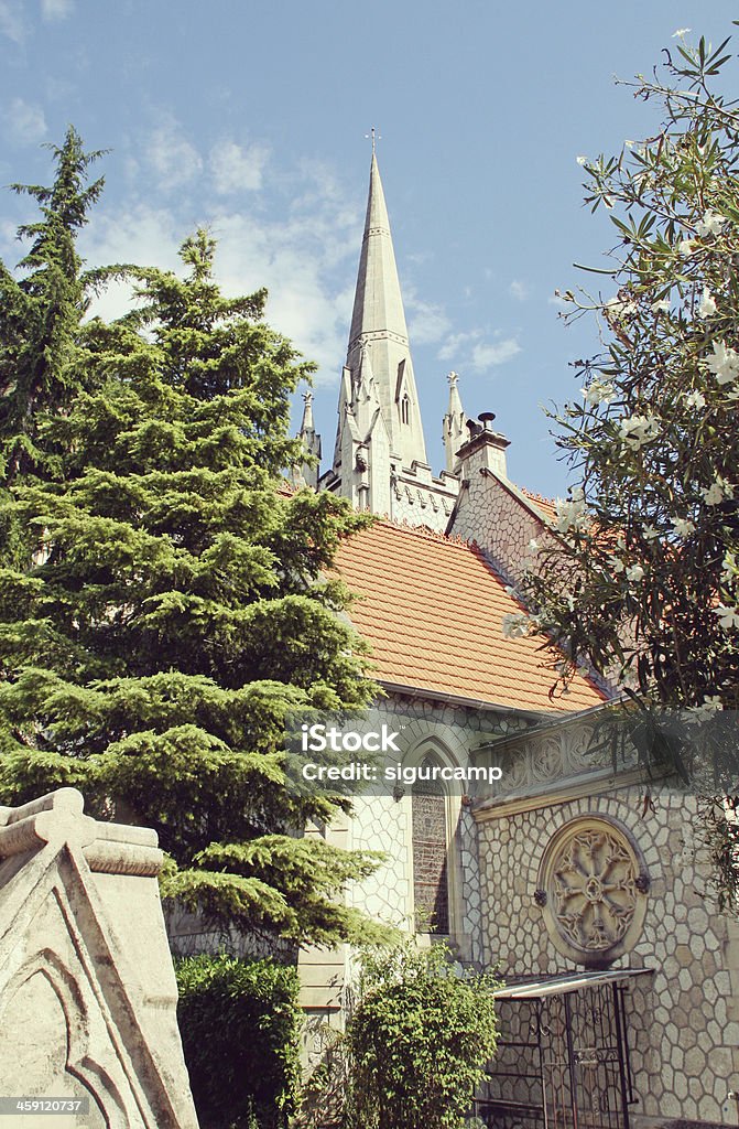 American Igreja na cidade de nice e da riviera Francesa. - Foto de stock de Antigo royalty-free